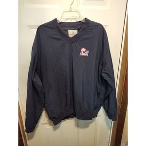 Grand Slam‎ Carolina Sting Rays Pullover V-Neck Windbreaker Men's Size XL